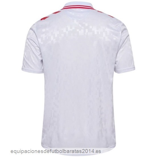 Nuevo Tailandia 2ª Camiseta Dinamarca 2024 Blanco Baratas